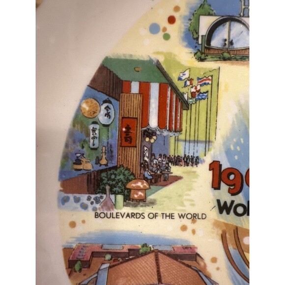 1962 Seattle World’s Fair Plate Space Needle Century 21 Expo 7.25” - Picture 4 of 10